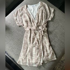 Light Pink Wrap Dress